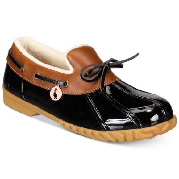 duck boot loafers